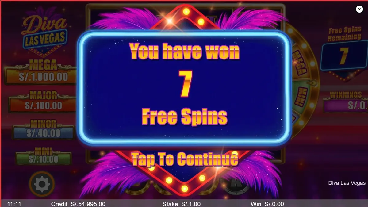 Tampilan visual slot Diva Las Vegas dengan nuansa panggung kasino mewah